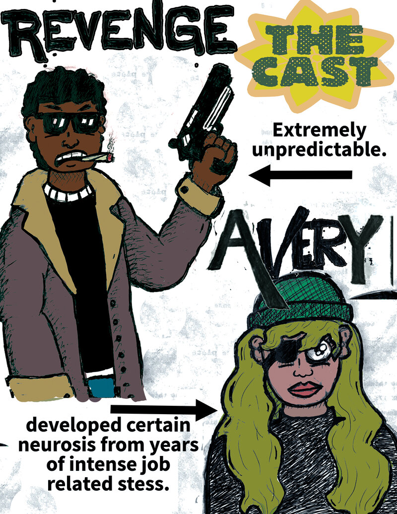 Revenge and Avery Characters